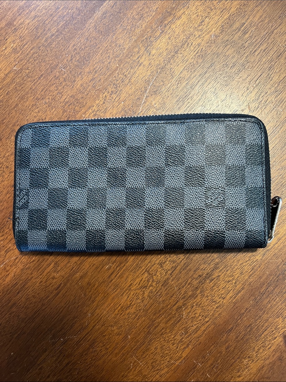 LV Damier Graphite canvas zippy wallet/organizer